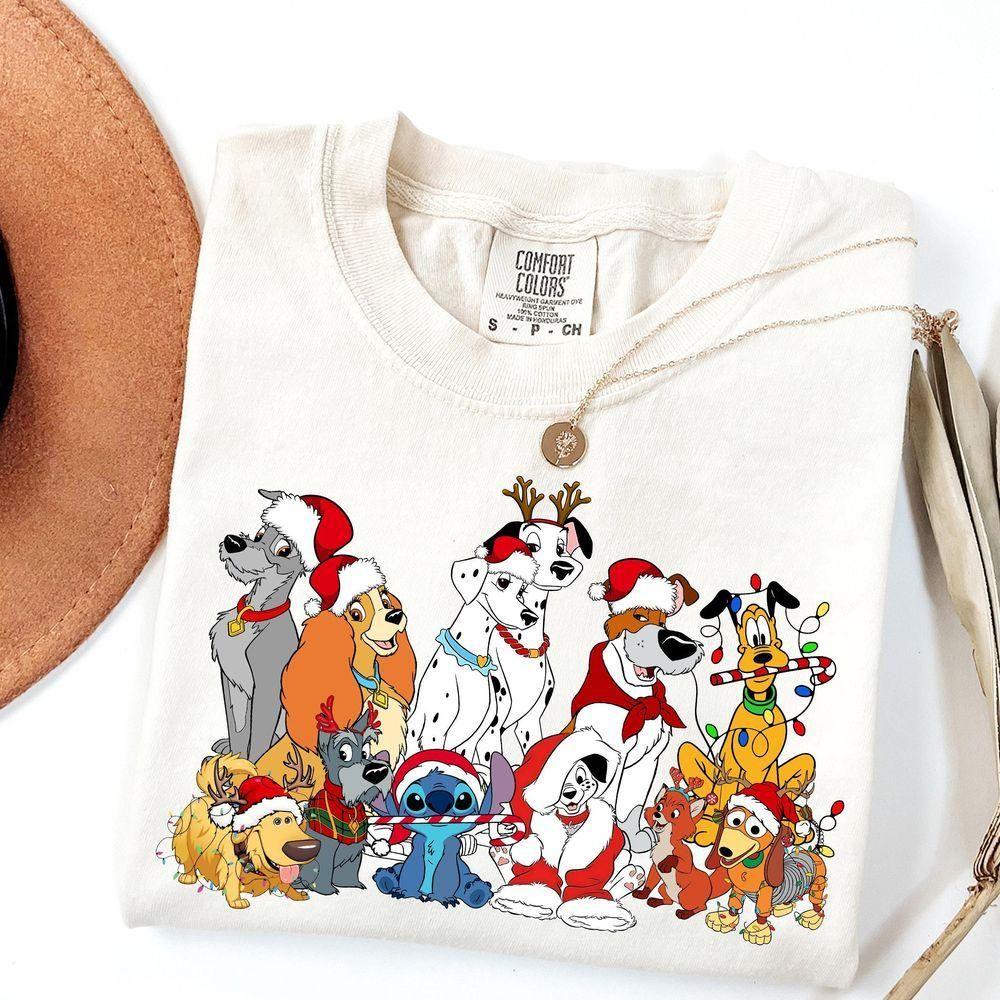 Vintage Merry Christmas Disney Dogs 2 Vuitino Merch Vintage Merry Christmas Disney Dogs 2 Vuitino Merch